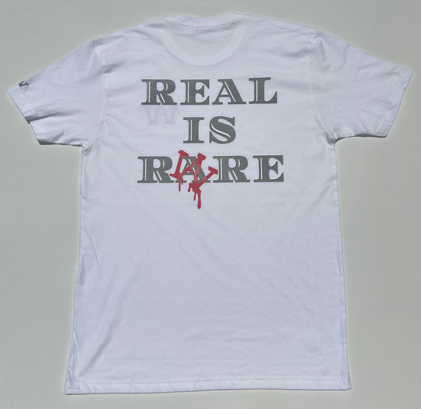 AW "REAL IS RARE" TEE