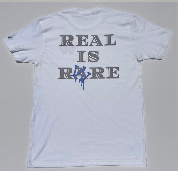 AW "REAL IS RARE" TEE